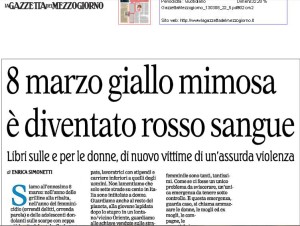 Gazzettadel Mezzogiorno 8 marzo