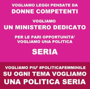 politica seria-politicafemminile